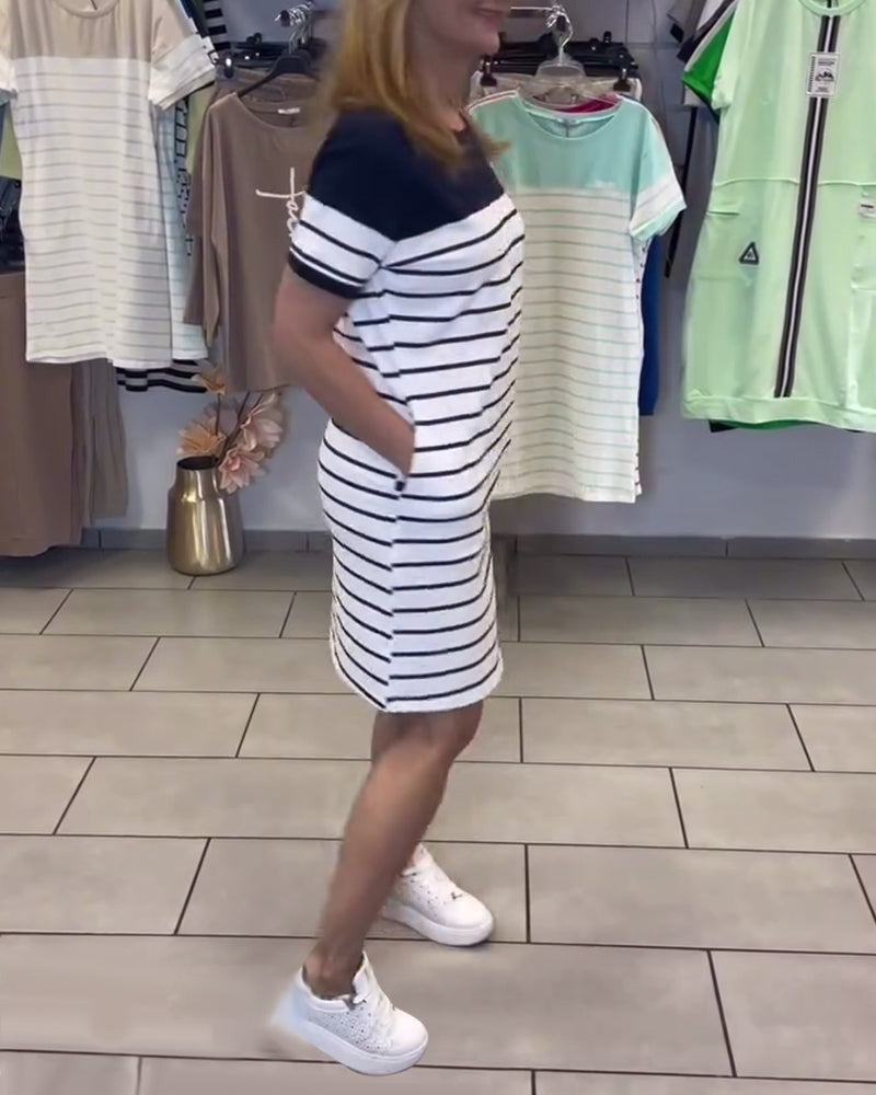 Fabiola™ - Vestido a Rallas
