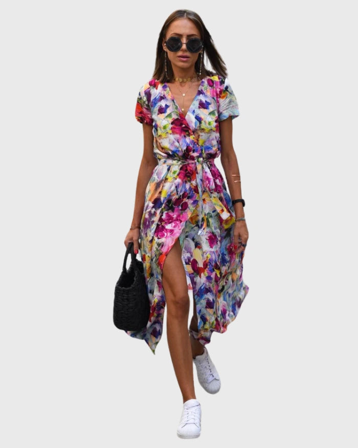 Vestido Floral Elegante