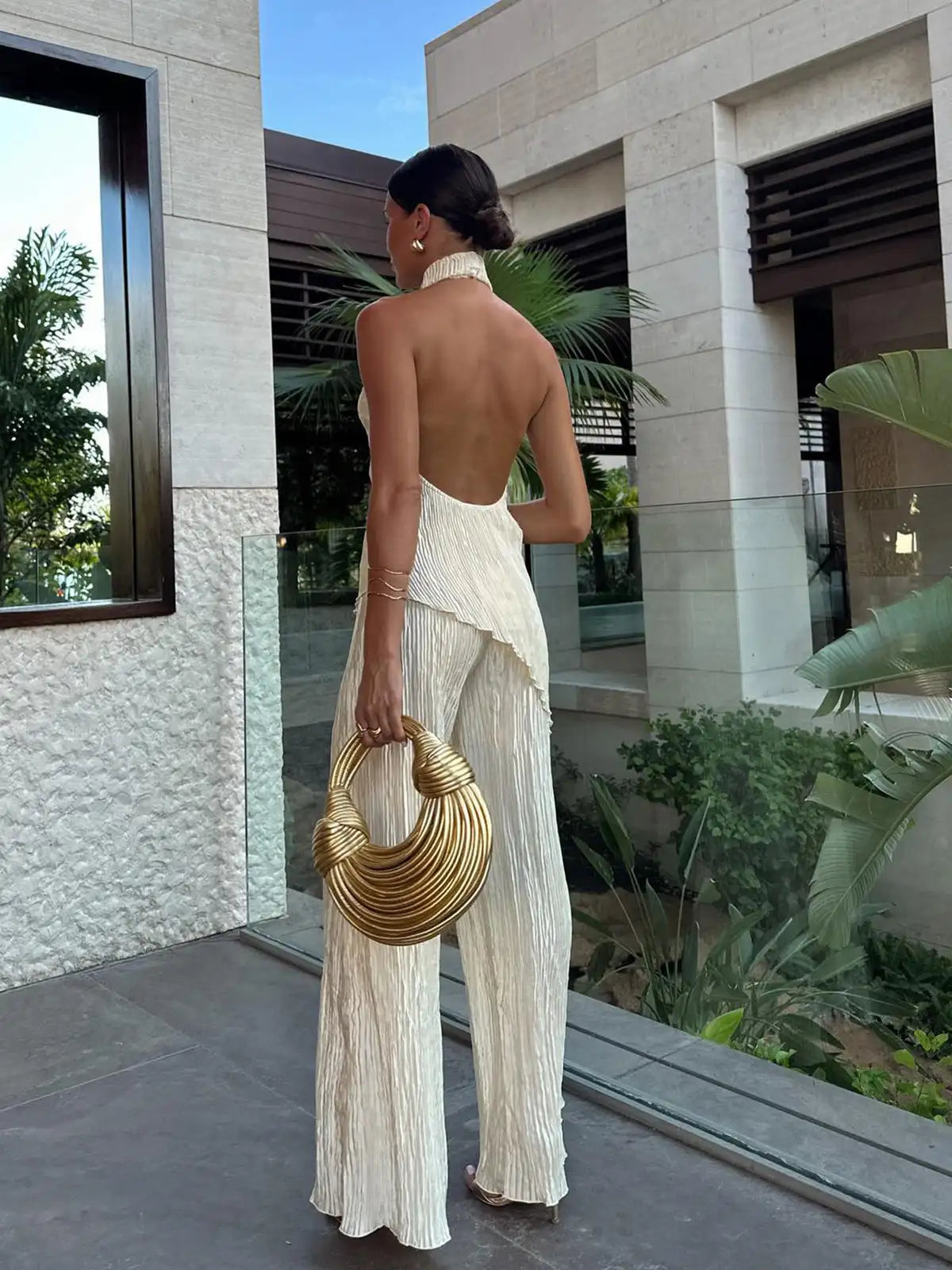 Irina | Conjunto Plisado Elegante
