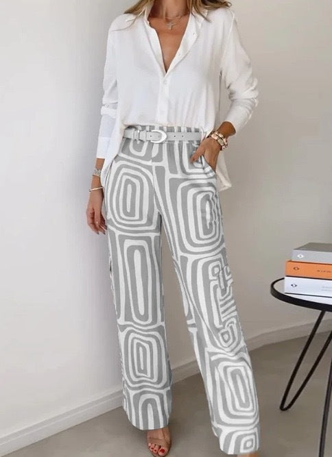 CONJUNTO COMPLETO: PANTALÓN + CAMISA DE REGALO