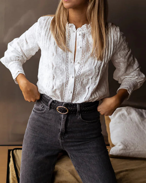 Gara™ - Blusa Abotonada