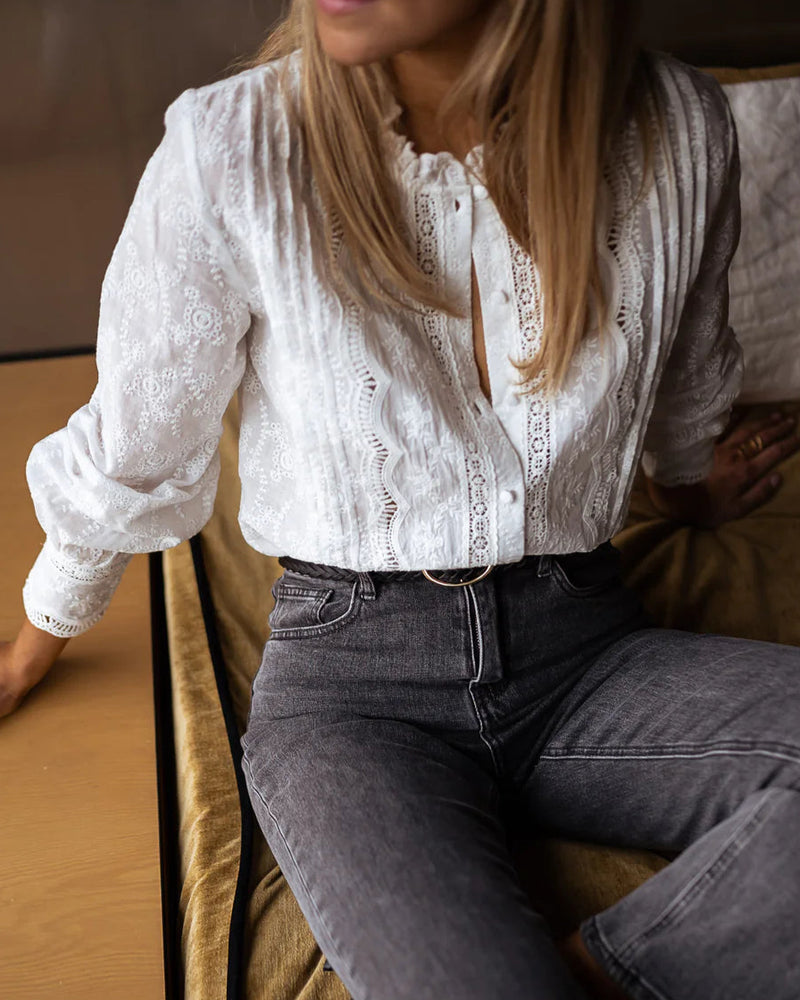 Gara™ - Blusa Abotonada