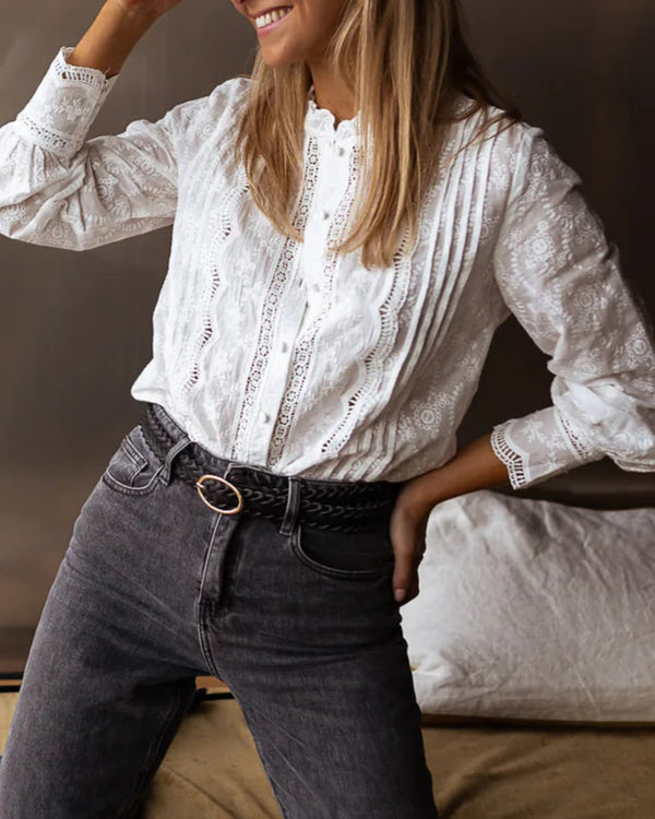 Gara™ - Blusa Abotonada