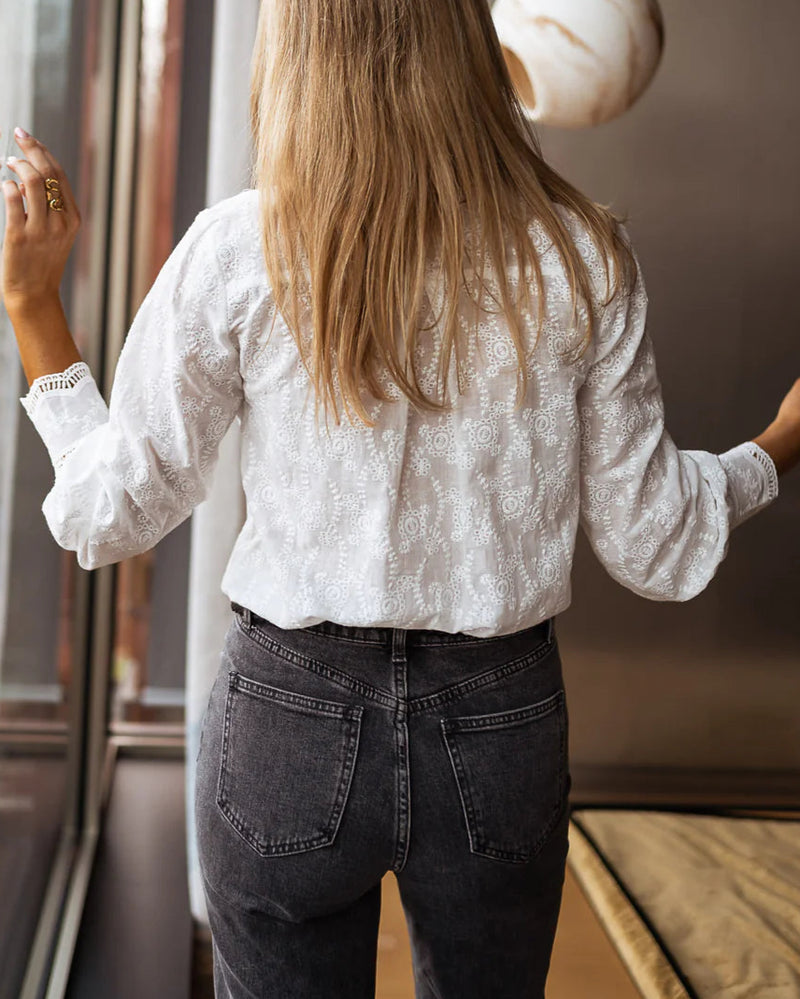 Gara™ - Blusa Abotonada
