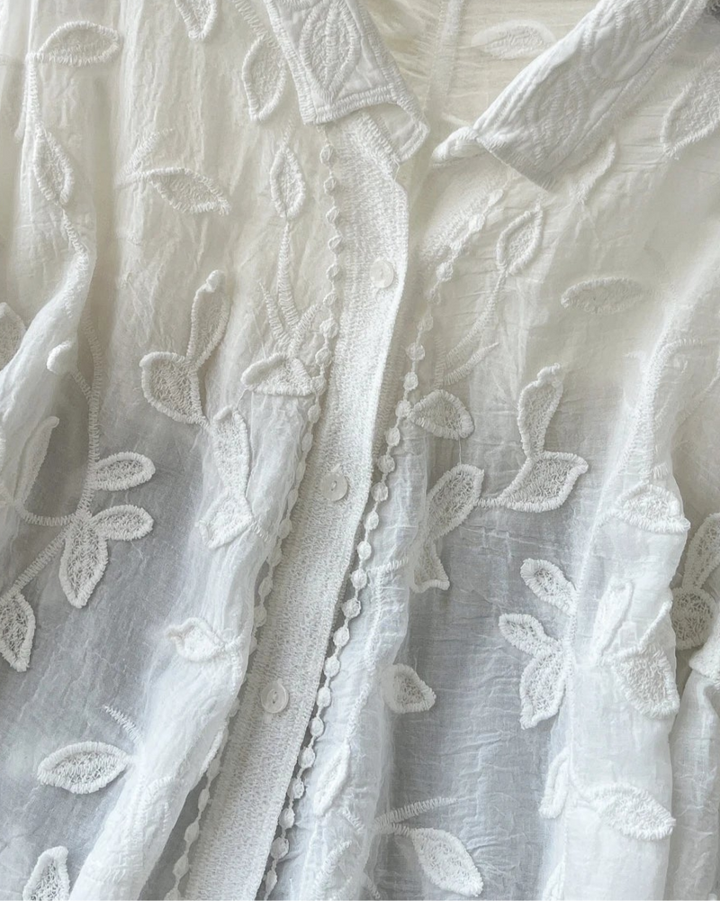 Bárbara™ - Camisa de Flores