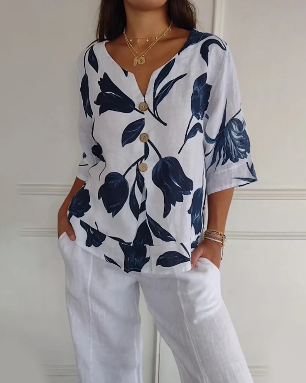 Flora™ - Blusa Estampada