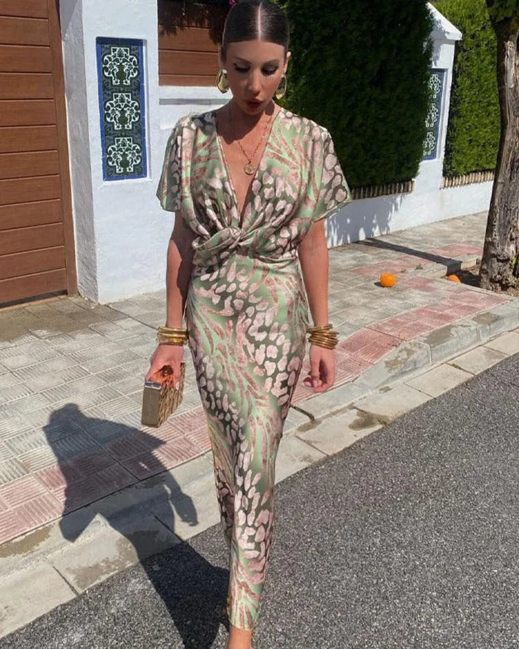 Gloria | Vestido Elegante Estampado