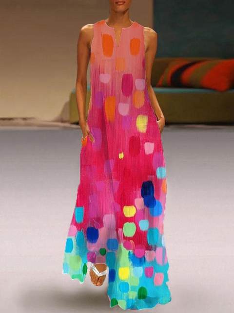 Vestido Estampado Colorido