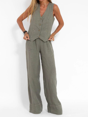 JANA™ - CONJUNTO DE LINO