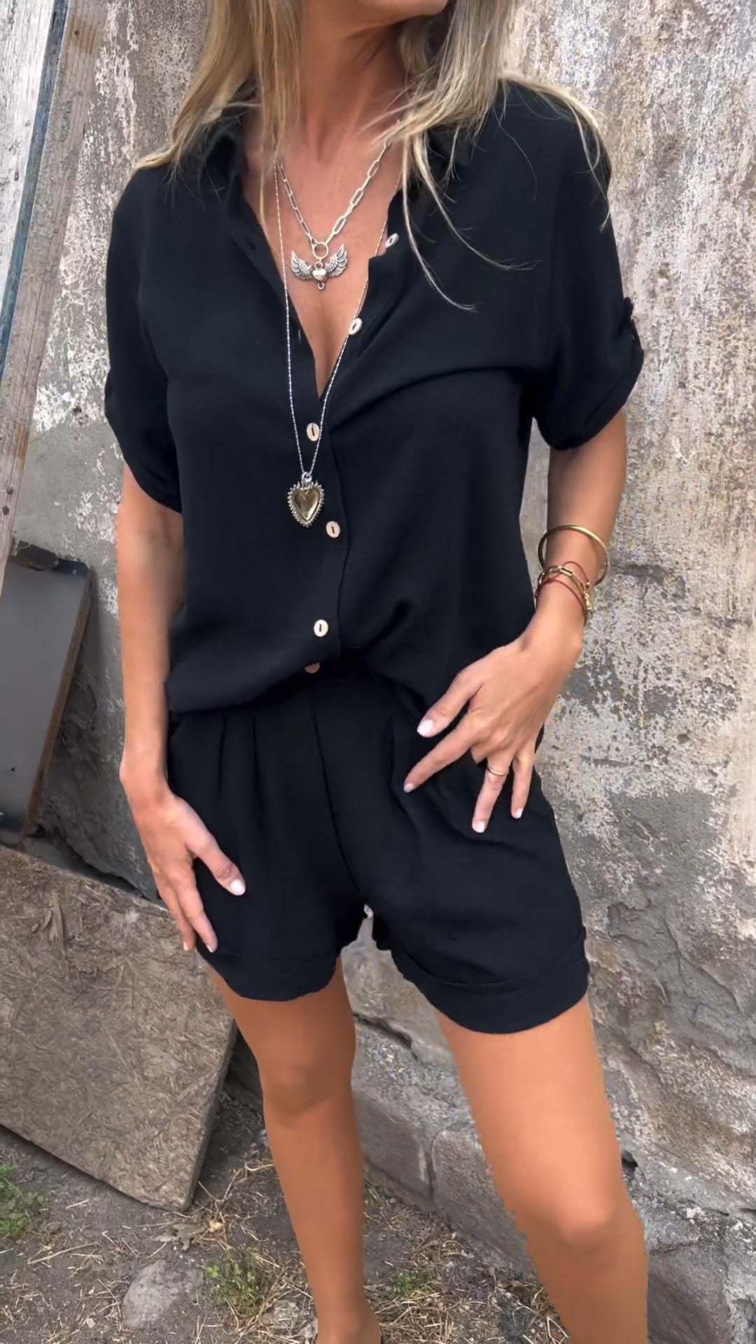 LAURA™- CONJUNTO DE LINO
