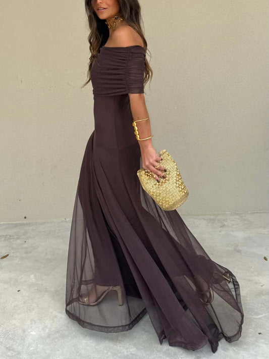 Vestido Celeste – Encanto Clásico