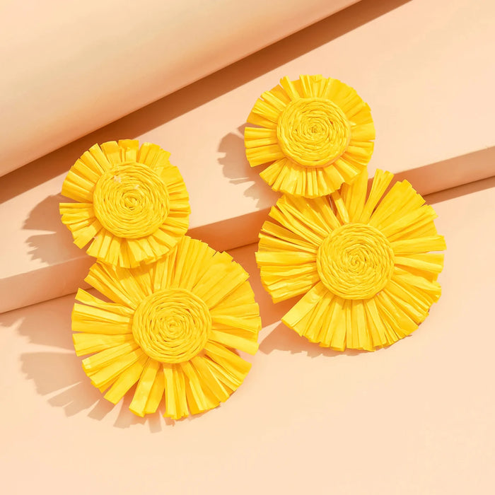 Pendientes Girasol