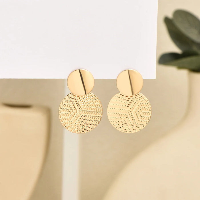 Pendientes Metálicos Redondos