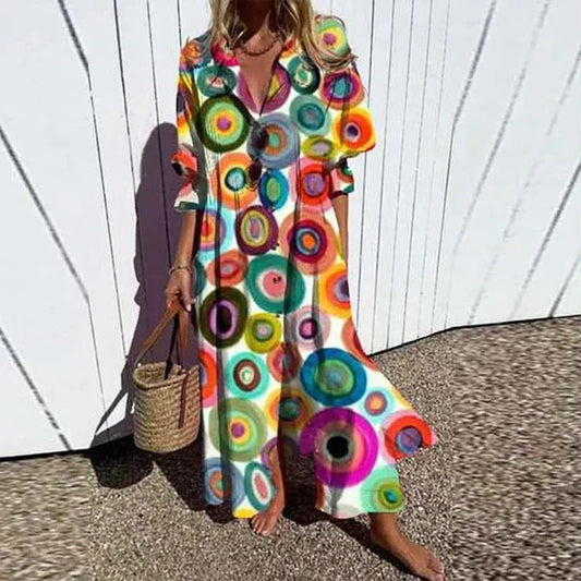 Vestido Bohemio Chic Multicolor
