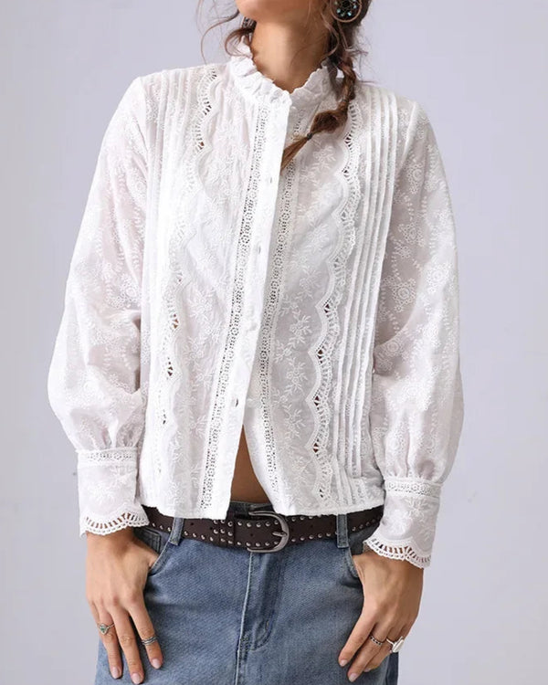 Gara™ - Blusa Abotonada