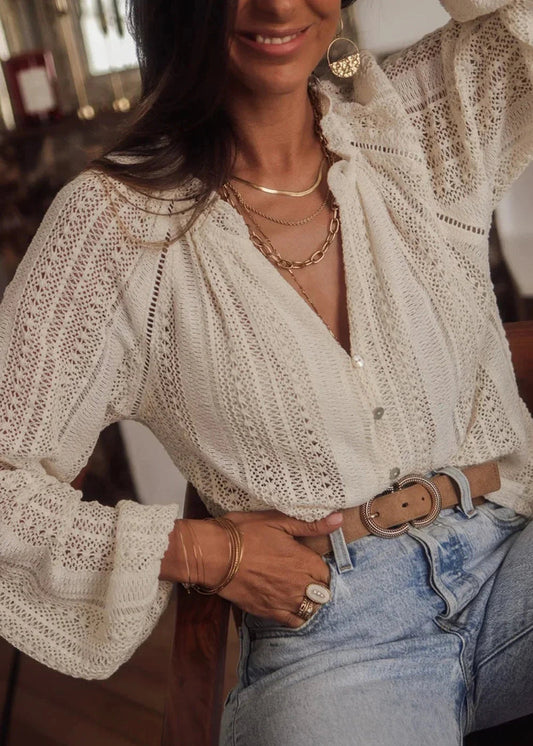 Pandora™ - Blusa de Ganchillo
