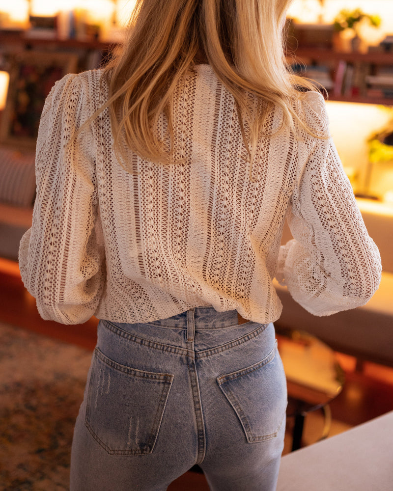 Ibiza™ - Blusa de Ganchillo