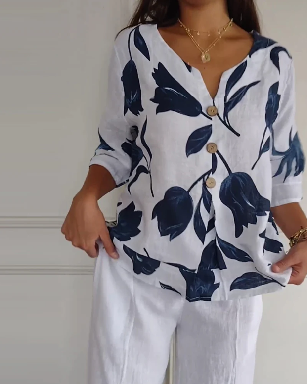 Flora™ - Blusa Estampada