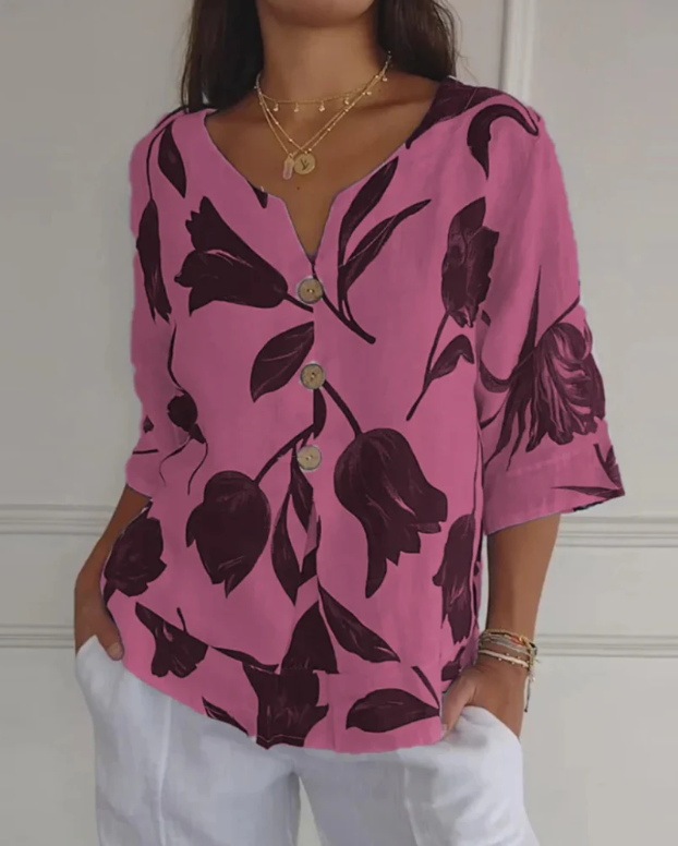Flora™ - Blusa Estampada