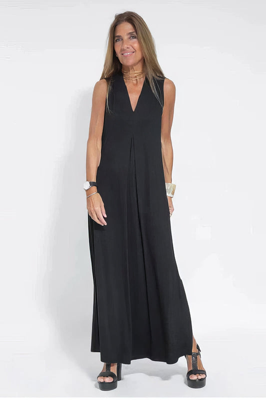 VESTIDO LARGO ELEGANTE + CÁRDIGAN A JUEGO DE REGALO